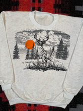 Load image into Gallery viewer, Vintage 1989 Sunset Deer Crewneck (L)