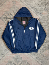 Load image into Gallery viewer, Vintage Penn State Fleece Lined Rain Jacket (L)