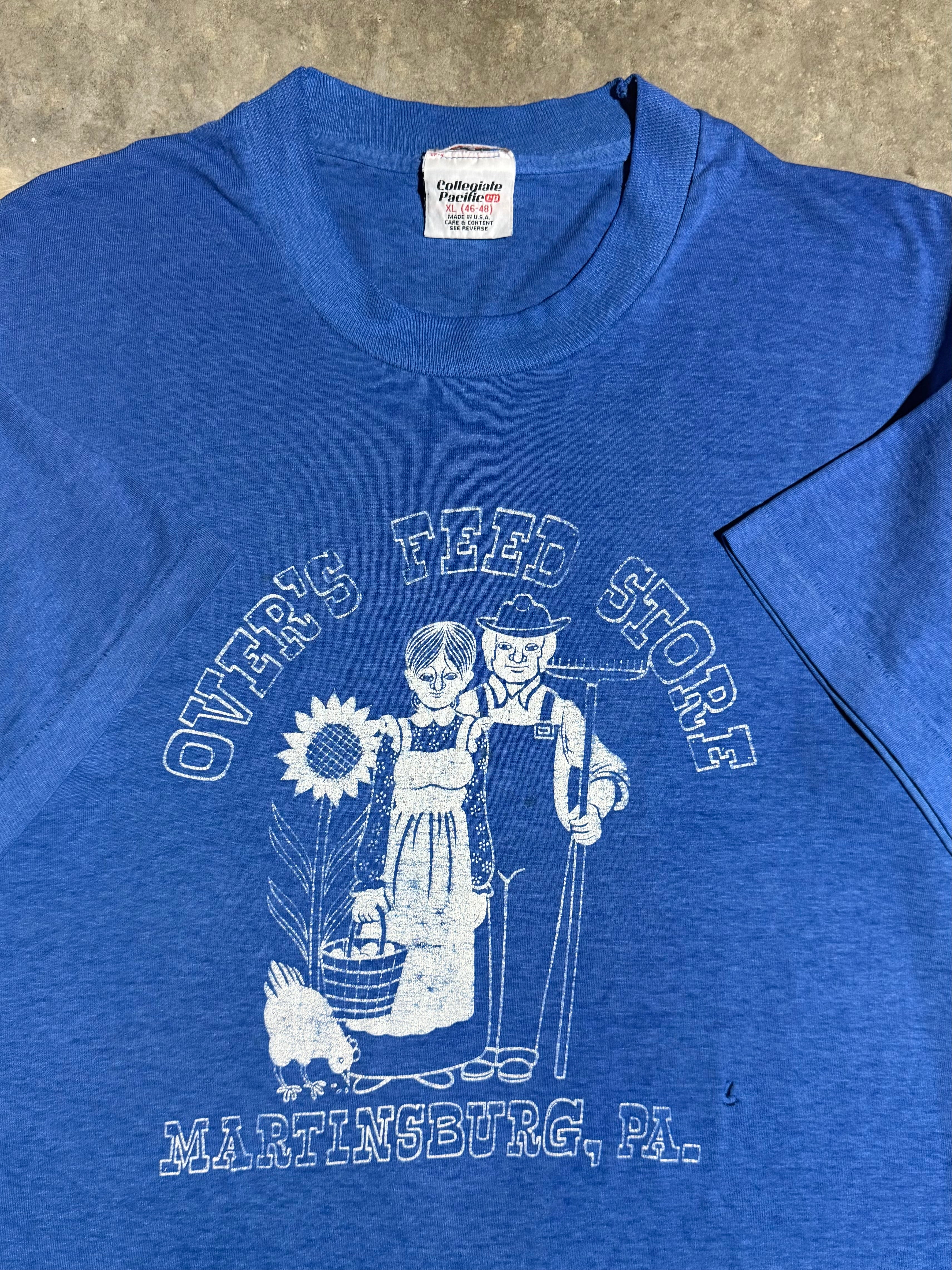 Vintage 80s Overs Feed Store T-Shirt (XL) – VintageZac