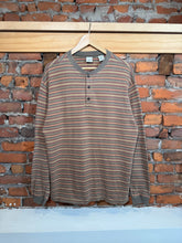 Load image into Gallery viewer, Vintage Gap Striped Henley Shirt (L)