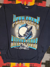 Load image into Gallery viewer, Vintage 90s Penn State Blue and Silver Crewneck (L/XL)