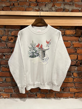 Load image into Gallery viewer, Vintage Snowtime Robins Crewneck (L)