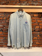 Load image into Gallery viewer, Vintage Distressed 1998 Clint Black Concert Denim Shirt (XL)