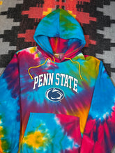 Load image into Gallery viewer, Vintage Y2K Tie Dye Penn State Hoodie (2XL)