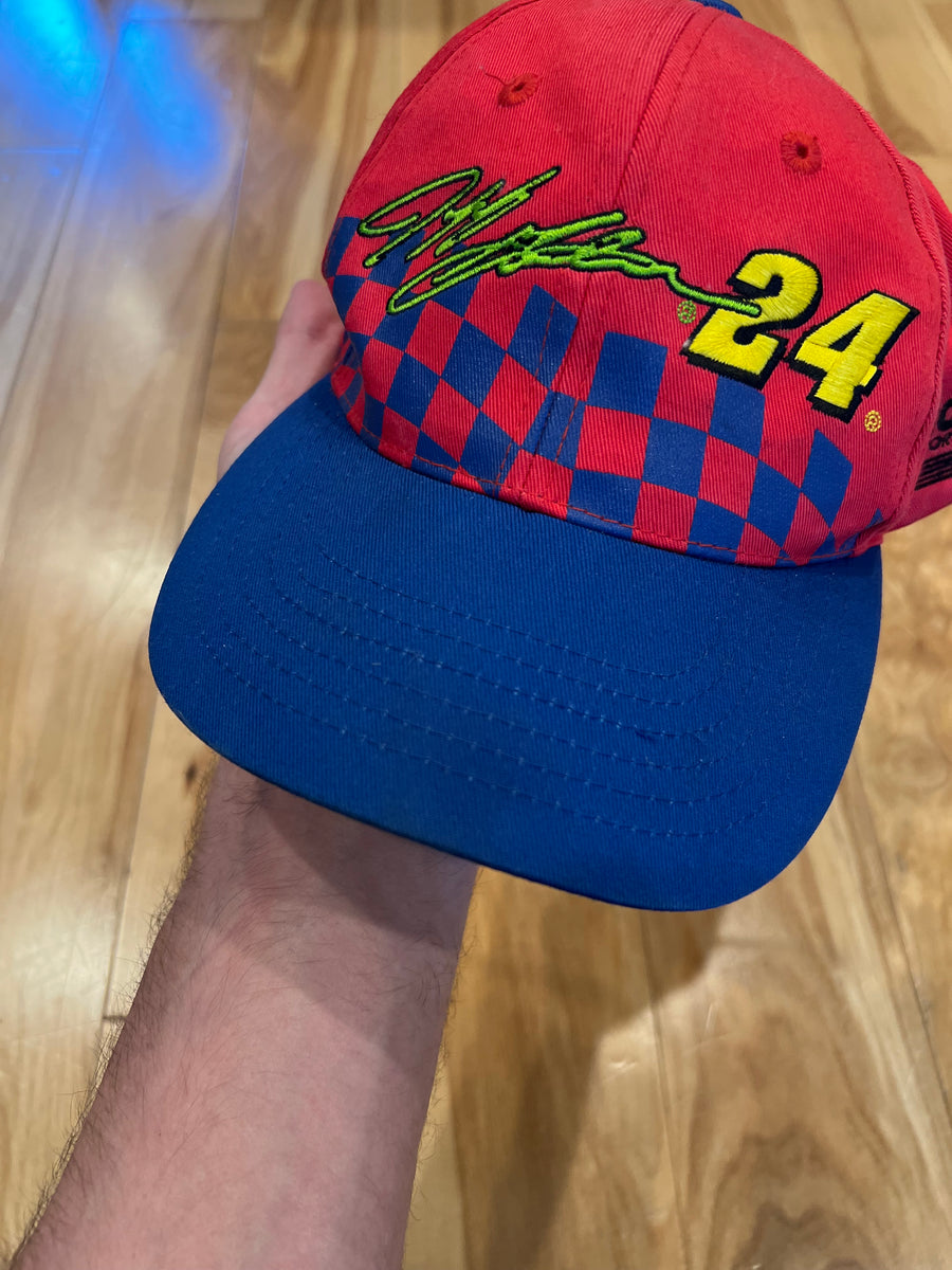 Vintage Jeff Gordon Checkered Nascar Hat – VintageZac