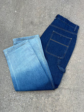 Load image into Gallery viewer, Y2K Koman Raw Denim Baggy Jeans (37x33)