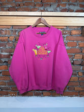 Load image into Gallery viewer, Vintage Pink Big Dogs It’s 5 O’clock Somewhere Crewneck (M)