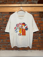 Load image into Gallery viewer, Vintage 90s McDonald’s Olympics Ronald McDonald Tee (Boxy XL)
