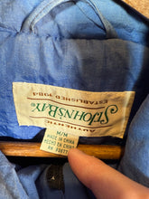 Load image into Gallery viewer, Vintage St Johns Bay Black and Blue Jacket (M)