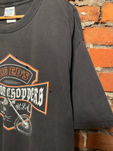 Load image into Gallery viewer, Early 2000s Big Ed’s Custom Choppers Distressed T-Shirt (XL)