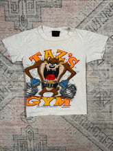 Load image into Gallery viewer, Vintage 1993 Taz’s Gym Kids Tee (Youth S)