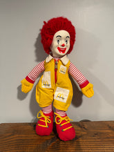 Load image into Gallery viewer, Vintage 70s/80s Ronald McDonald 14 inch Plush