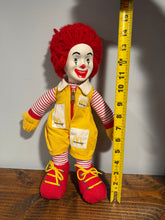 Load image into Gallery viewer, Vintage 70s/80s Ronald McDonald 14 inch Plush