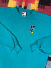 Load image into Gallery viewer, Vintage 90s Mickey Mouse Embroidered Crewneck (M)