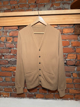 Load image into Gallery viewer, True Vintage Tan Cardigan Sweater (WS)