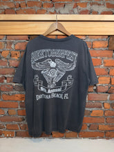 Load image into Gallery viewer, Vintage Distressed 1998 Biketoberfest Lightning Shirt (XL)