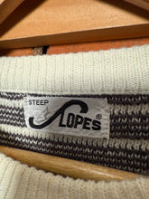Load image into Gallery viewer, Vintage 80s Steep Slopes Ski Sweater(L)