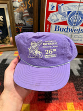 Load image into Gallery viewer, Vintage 80s Riverside Casino Purple SnapBack Hat