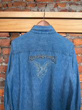 Load image into Gallery viewer, Vintage Harley Davidson Denim Shirt (WXL)