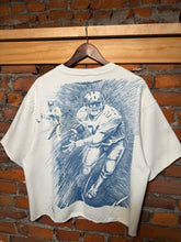 Load image into Gallery viewer, Vintage 90s Cropped Penn State All Over Print Sweatshirt (L)