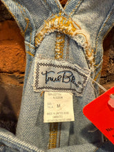 Load image into Gallery viewer, Vintage 90s True Blue Patchwork Womens Overalls (WM)