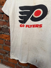 Load image into Gallery viewer, True Vintage 1970s Philadelphia Flyers Distressed T-Shirt (S/M)