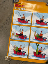 Load image into Gallery viewer, Vintage 1977 Mad Magazine Fishing Poster (21x32)