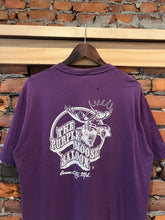 Load image into Gallery viewer, Vintage Purple Moose Saloon Double Sided Tee (XL)