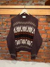 Load image into Gallery viewer, Vintage Benetton Shetland Wool Pattern Sweater (WM)