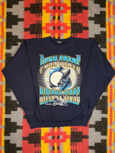 Load image into Gallery viewer, Vintage 90s Penn State Blue and Silver Crewneck (L/XL)