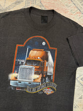 Load image into Gallery viewer, Vintage 1988 3D Emblem Truckers Only I’ll Be Home Early T-Shirt (S)