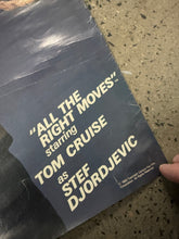 Load image into Gallery viewer, Vintage 1983 Tom Cruise All The Right Moves Poster (21x32)