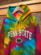 Load image into Gallery viewer, Vintage Penn State Tie Dye Hoodie (L)