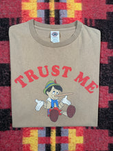 Load image into Gallery viewer, Y2K Pinocchio Trust Me Shirt (L)