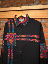 Load image into Gallery viewer, Vintage 1994 Crazy Pattern Western Shirt (WXL)
