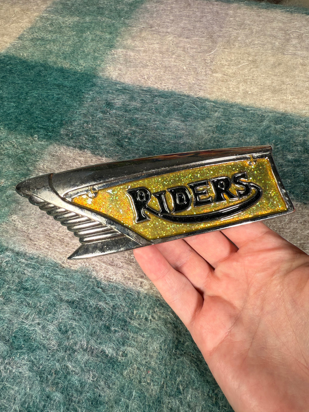Vintage Riders Oversized Belt Buckle