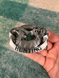 Vintage Hunting Belt Buckle