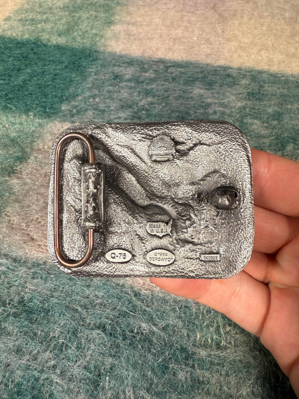 Vintage Eagle Totem Pole Belt Buckle