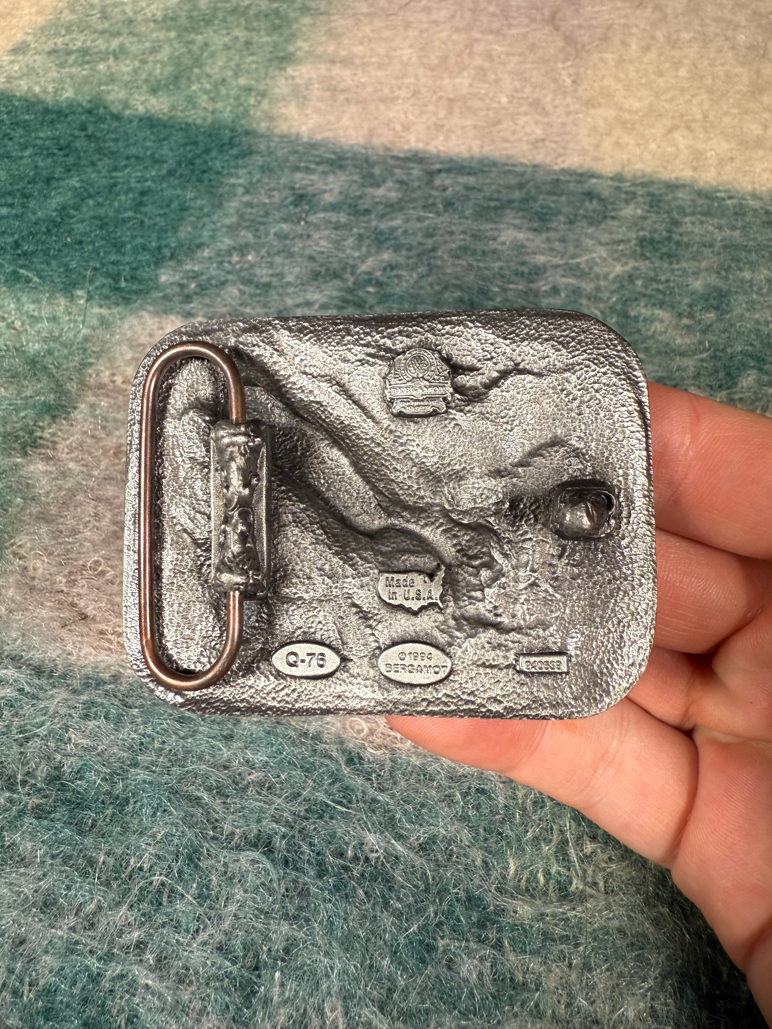 Vintage Eagle Totem Pole Belt Buckle