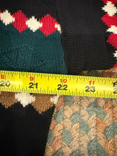 Load image into Gallery viewer, Vintage Jantzen Red Green and Tan Sweater (L)
