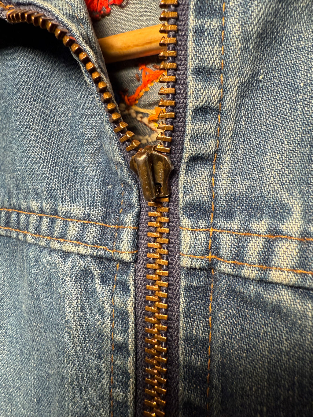 Vintage 70s Levi’s Orange Tab Western Stitched Jean Jacket (WS)(Flaw)