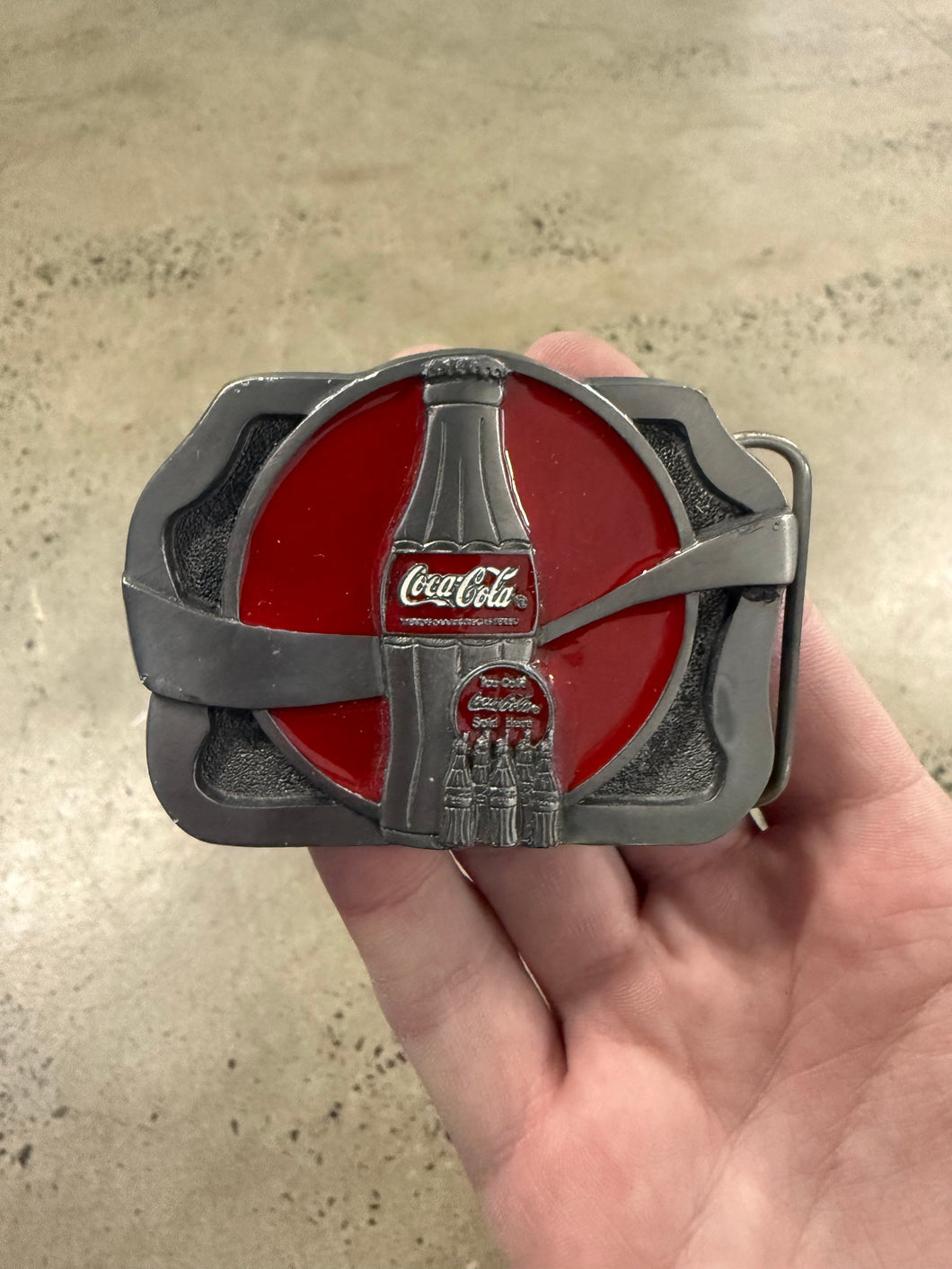 Vintage Coca Cola Bottle Belt Buckle