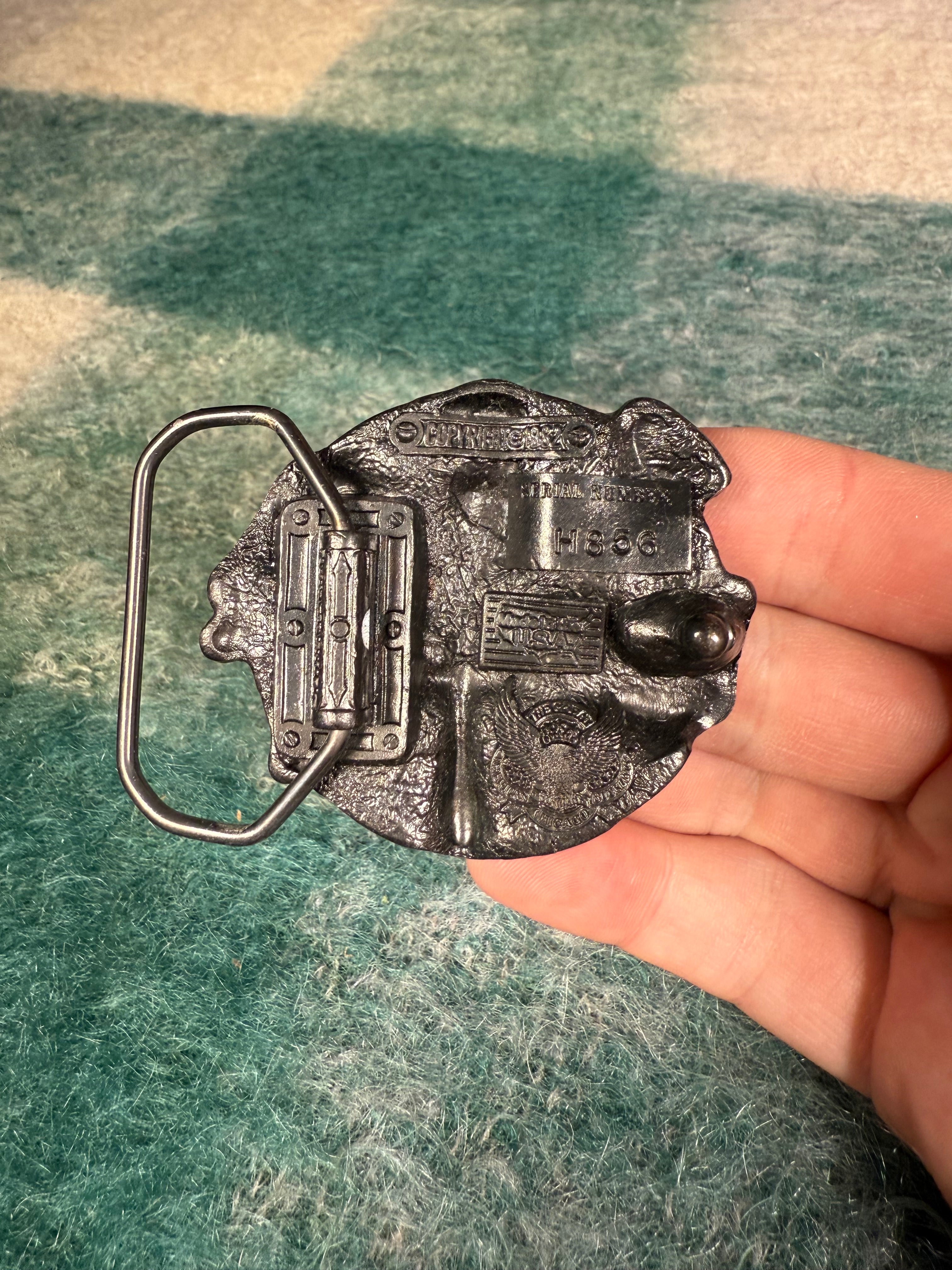 Vintage Plumber 3D Belt Buckle