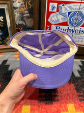 Load image into Gallery viewer, Vintage 80s Riverside Casino Purple SnapBack Hat

