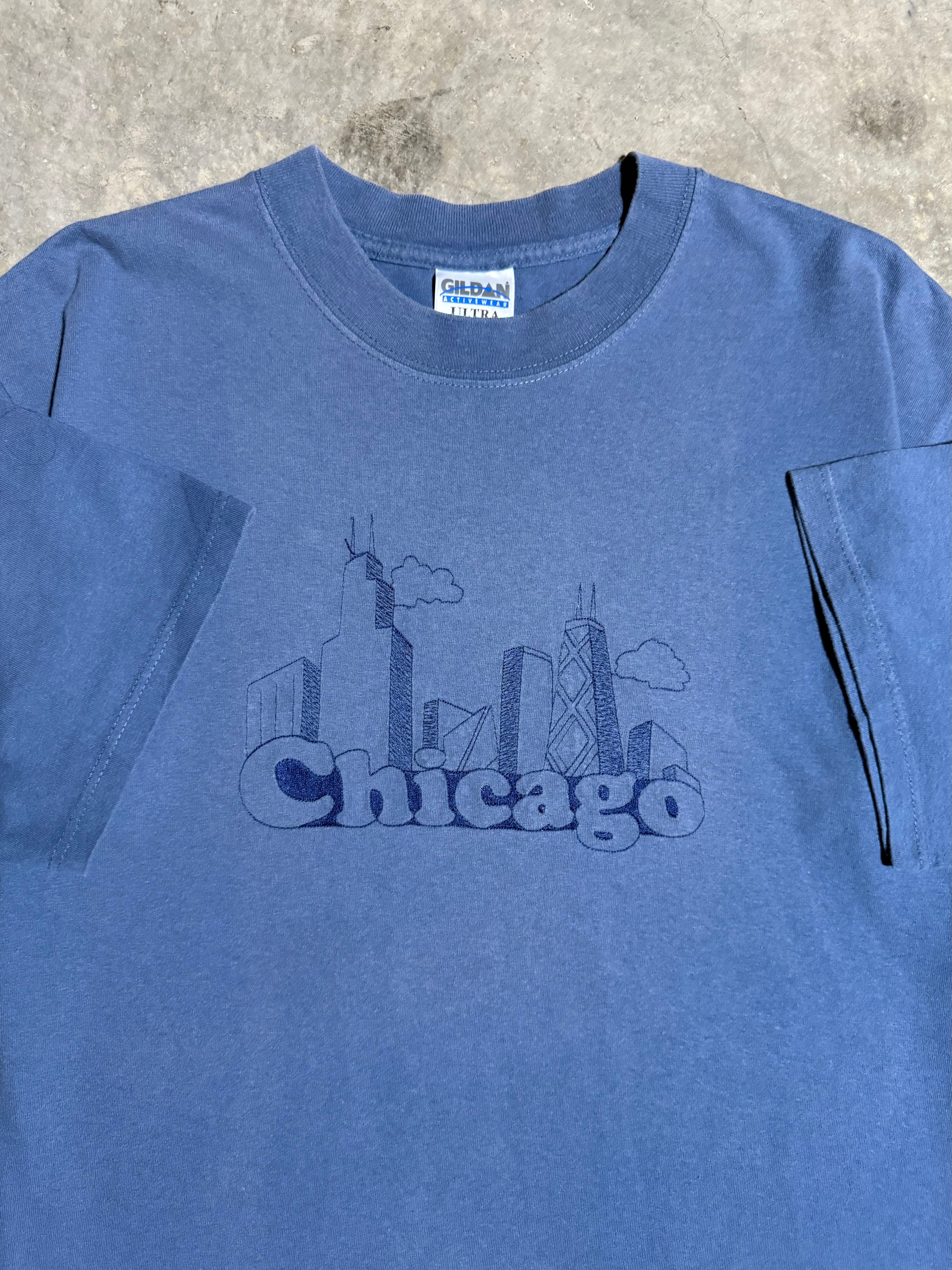 Vintage Chicago Embroidered Tee (L)