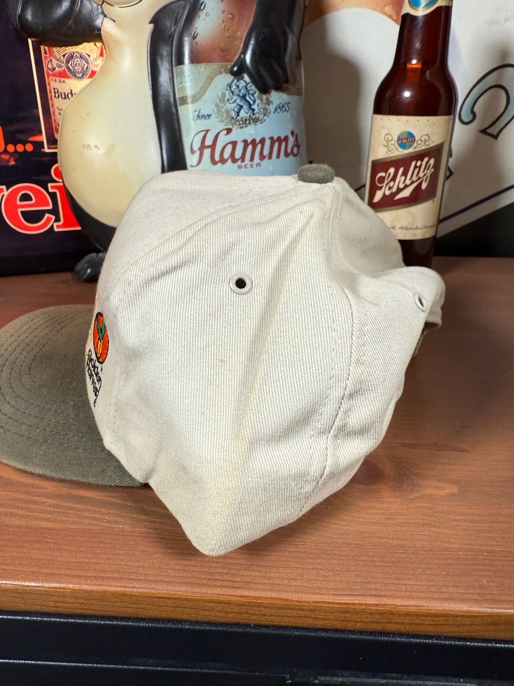 Vintage Distressed Pheasant Golden Harvest K Products Hat