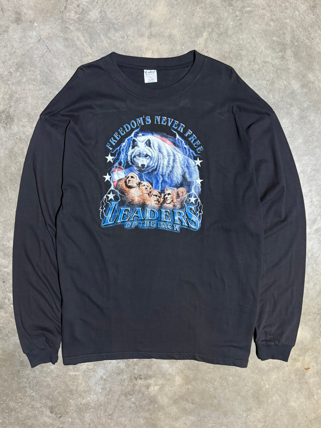 Vintage Leaders of the Pack Wolf Longsleeve (2XL)