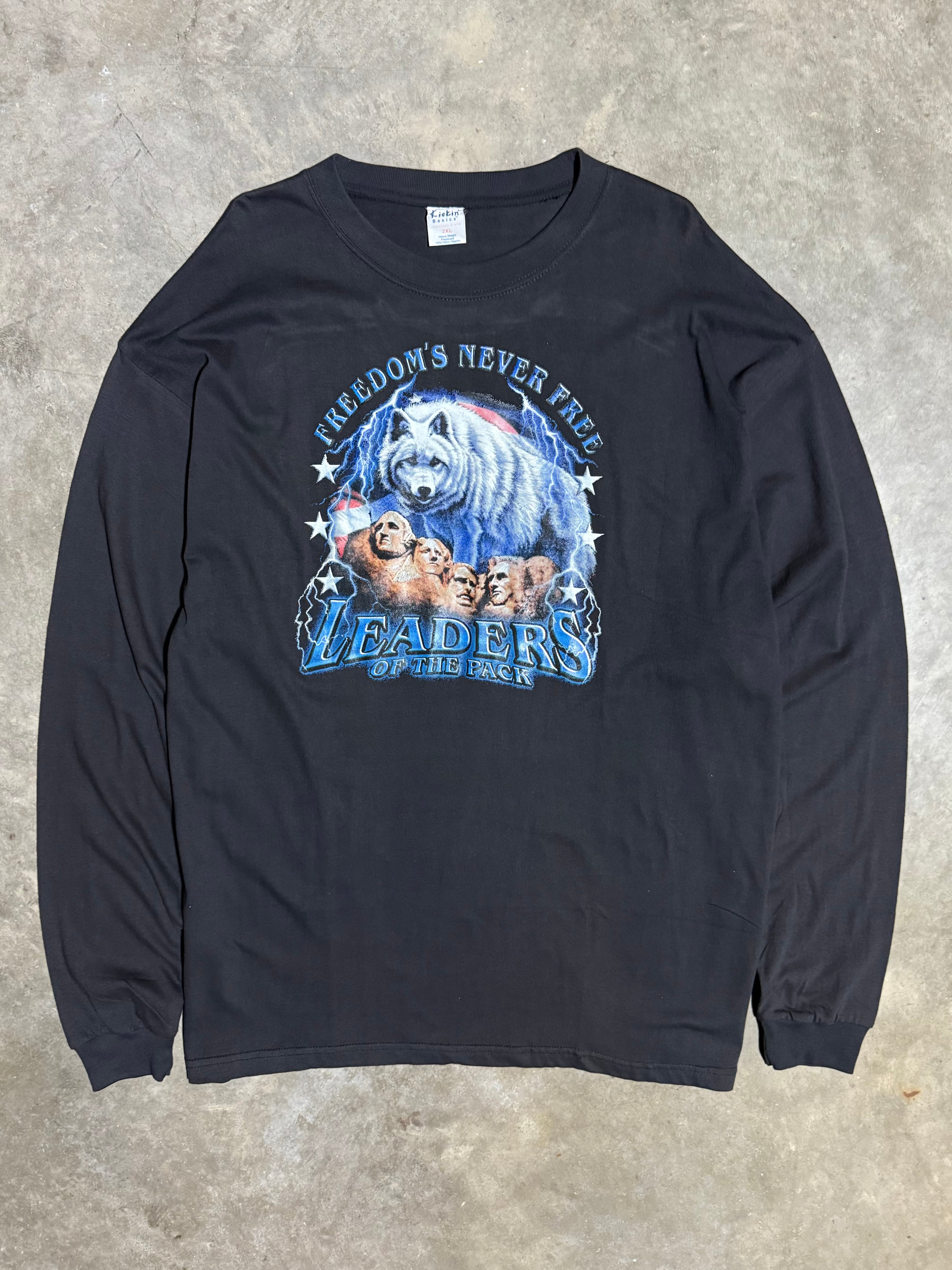 Vintage Leaders of the Pack Wolf Longsleeve (2XL)