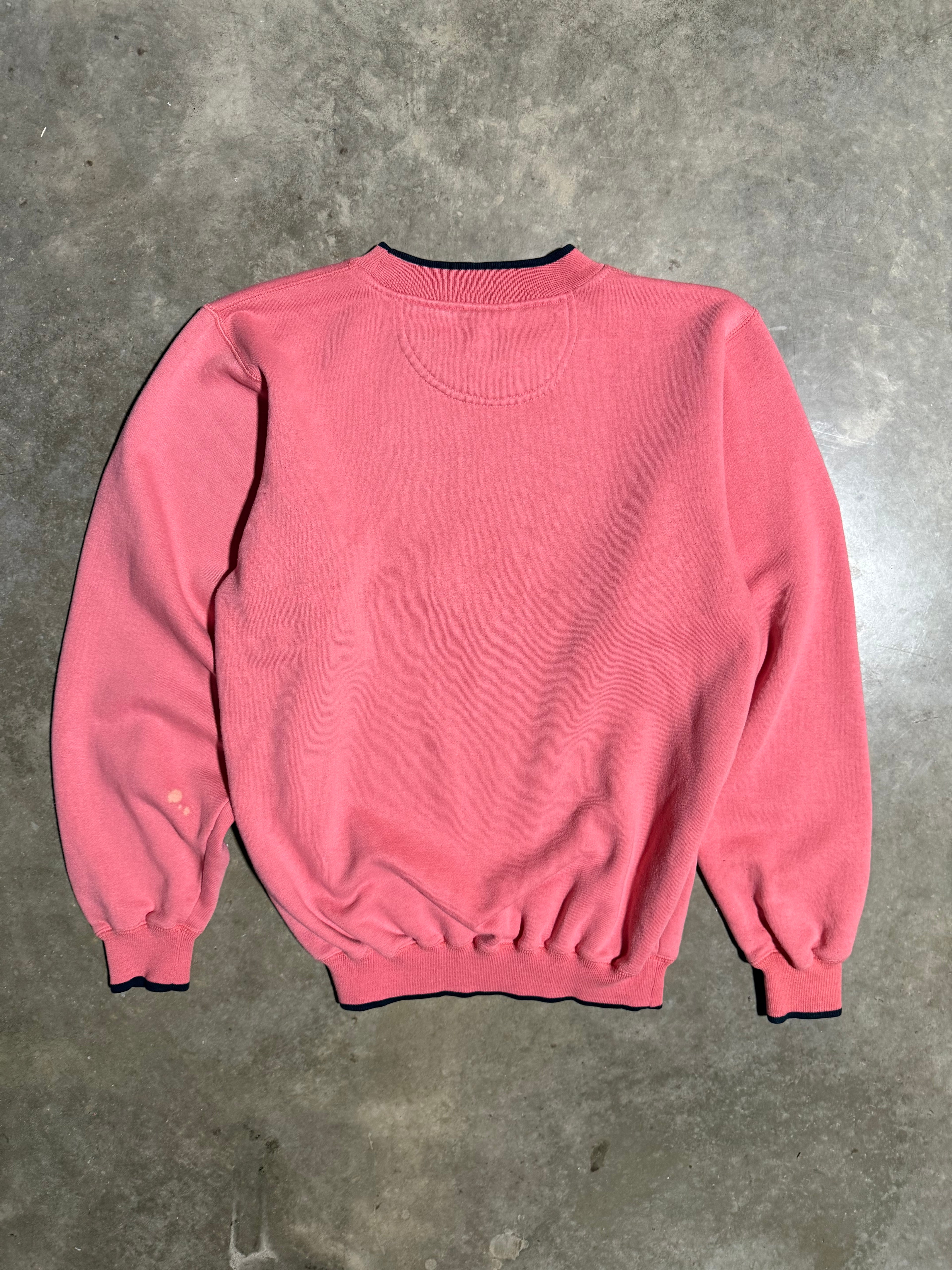 Vintage 90s Mickey Mouse Embroidered Floral Crewneck (M)