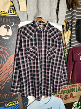 Load image into Gallery viewer, Vintage ELY Catleman Black/Red Pearl Snap Western Shirt (L/XL)
